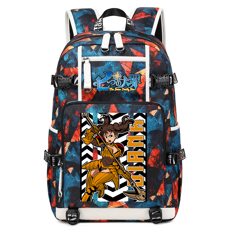 School Backpack Teen - The Seven Deadly Sins Anime Print