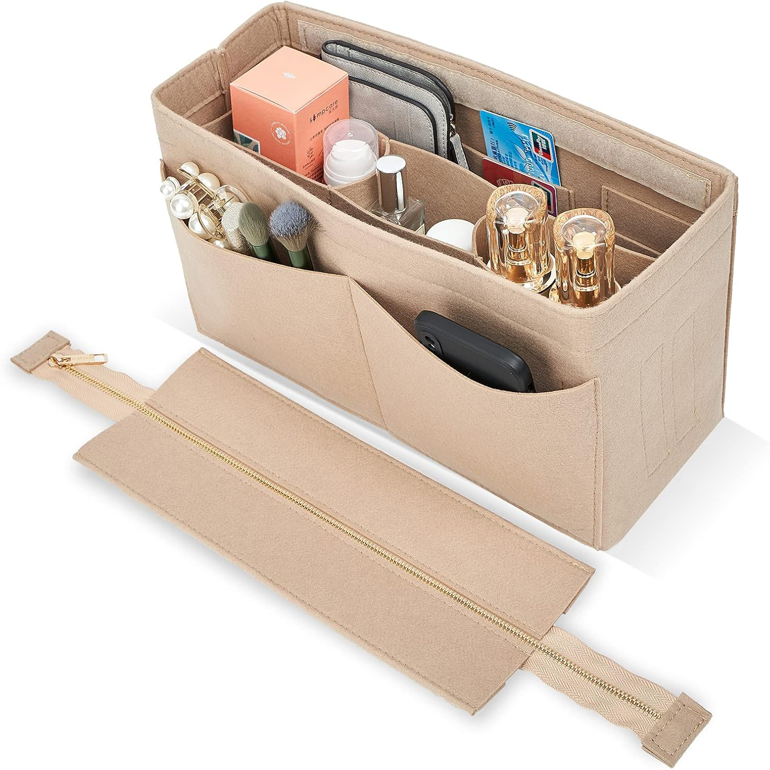 Felt Purse Organizer Insert On - огляд і ціна Backpack Insert Organizer