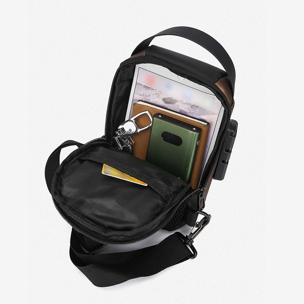 Men Cross body Bag Sling Backp - огляд і ціна Sling Backpack Shoulder
