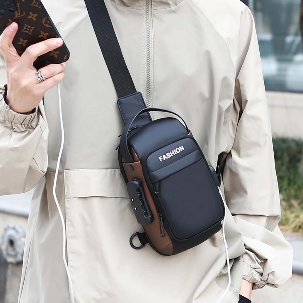 Men Cross body Bag Sling Backp - огляд і ціна Sling Backpack Shoulder