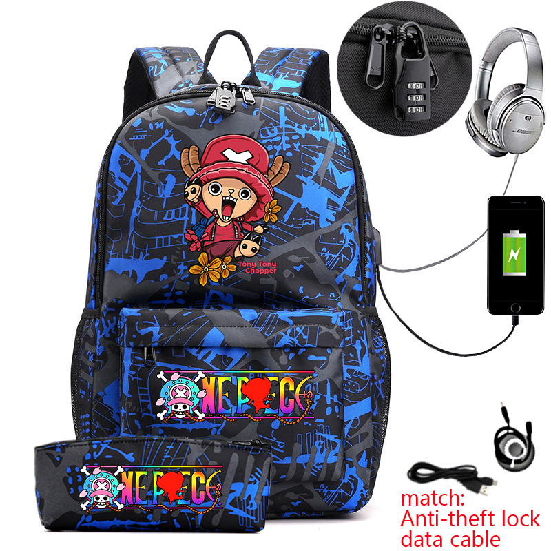 One Piece Tony Chopper Print A - огляд і ціна School Backpack Teen