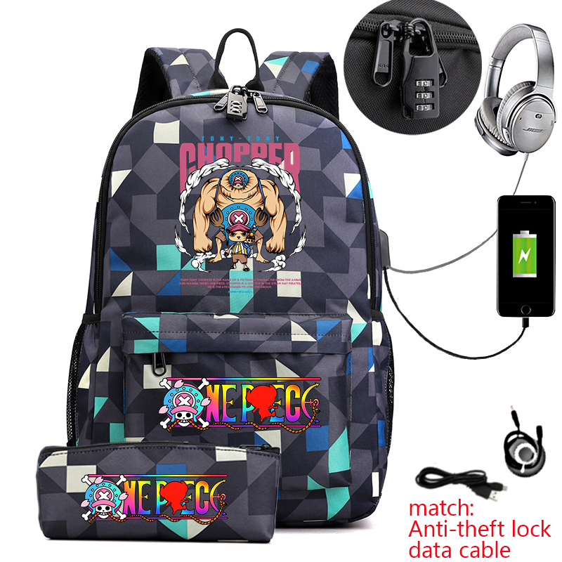One Piece Tony Chopper Print A - огляд і ціна School Backpack Teen