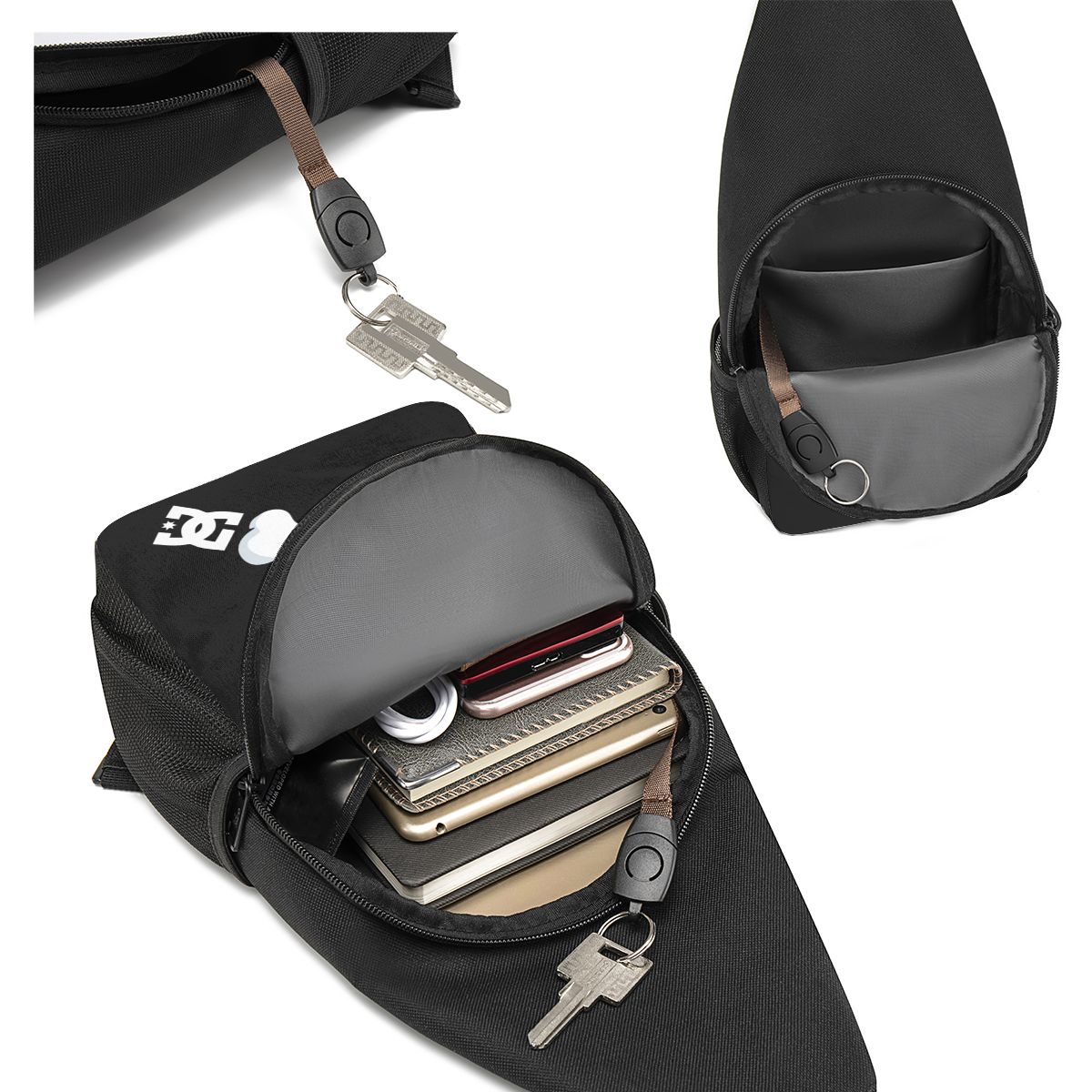 Ken Block Skull 43 Chest Bag M - огляд і ціна Sling Backpack Shoulder