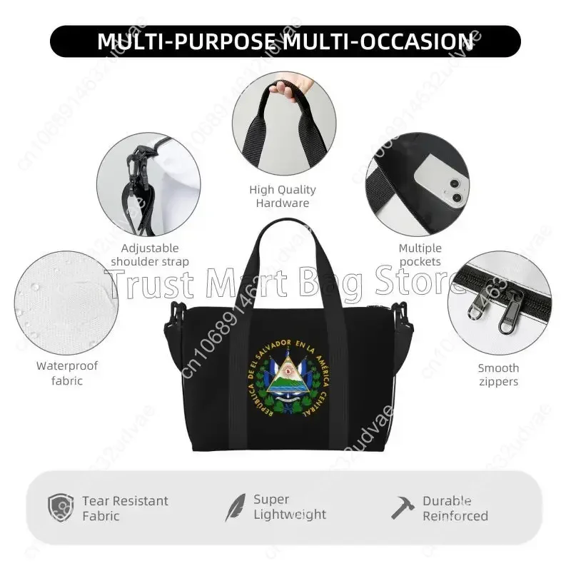 El Salvador Flag Print Duffel  - огляд і ціна School Backpack Teen