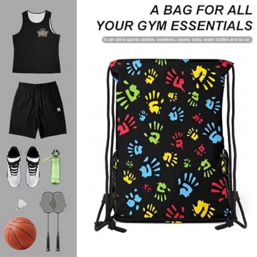 Drawstring Backpack Gym Bag Wi - огляд і ціна Drawstring Gym Bag
