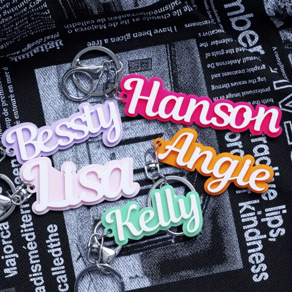 Custom Pink Acrylic Name Doubl - огляд і ціна Backpack Diaper Bag