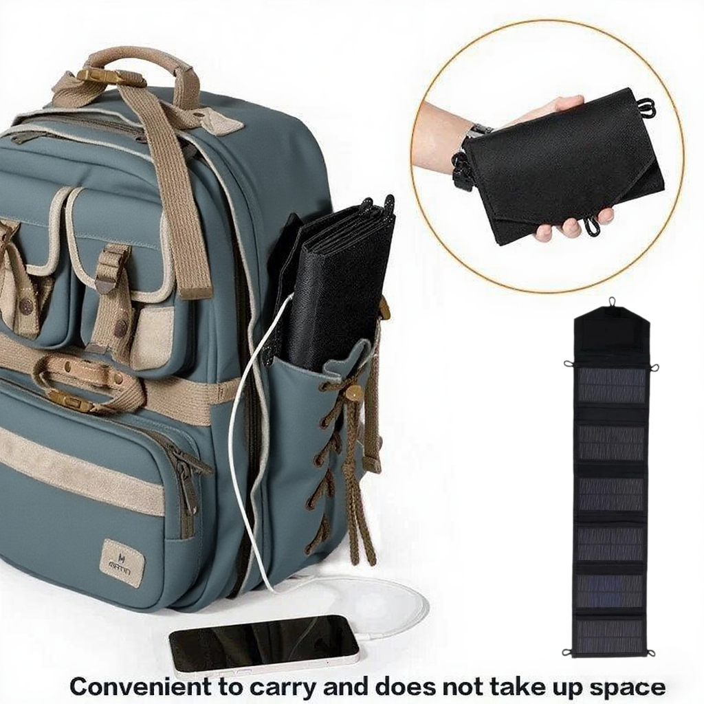 Foldable Waterproof USB Solar  - огляд і ціна Hiking Backpack Waterproof