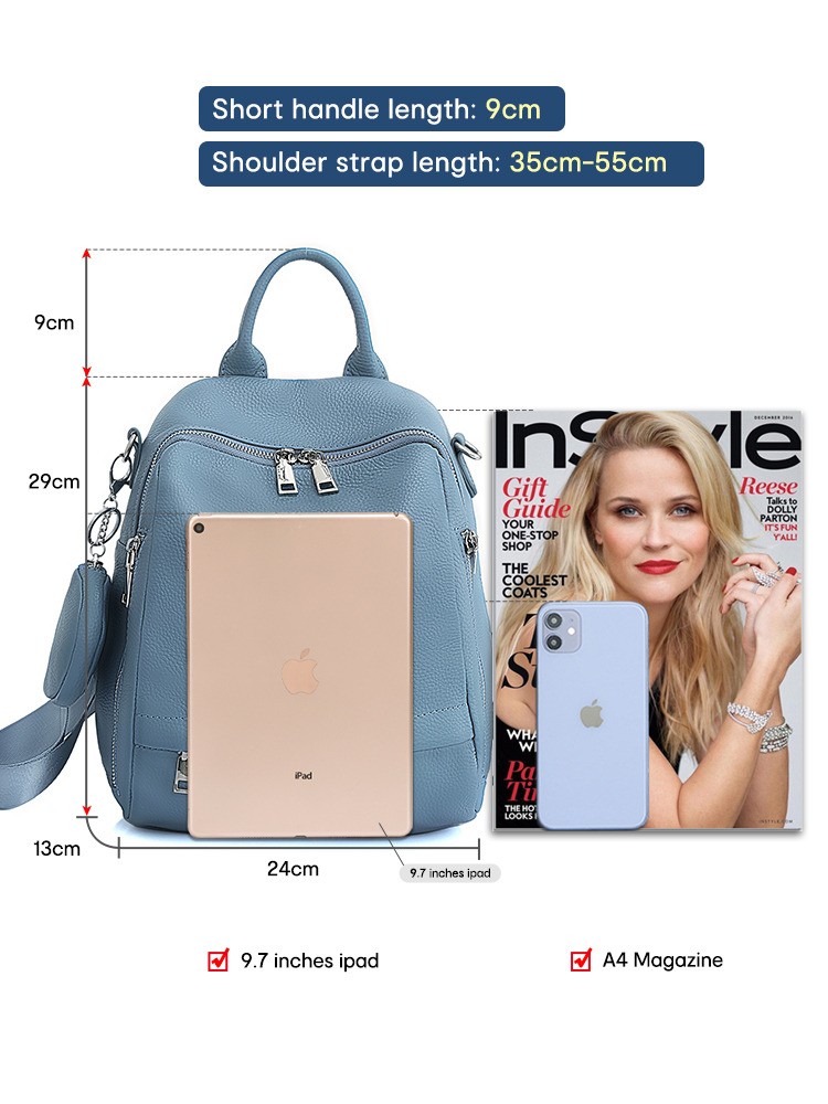 Zency Women's Genuine Leather  - огляд і ціна Fashion Backpack Women