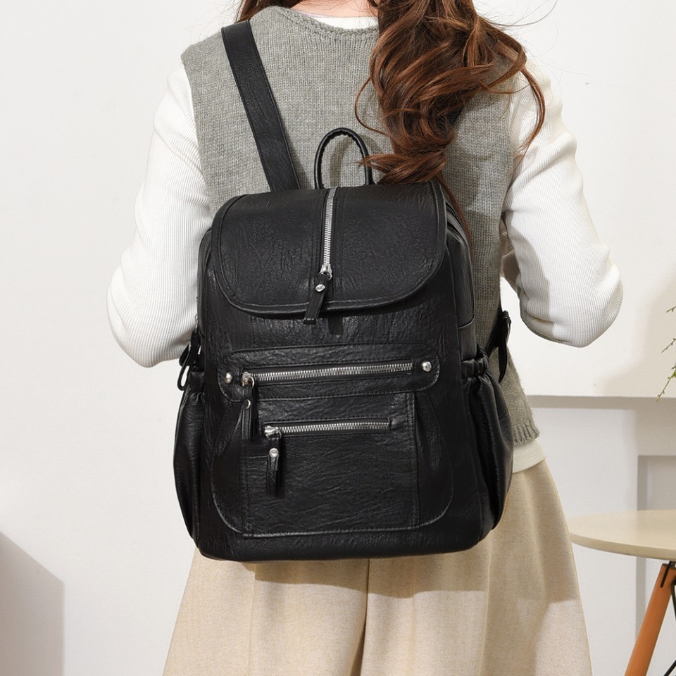 Ladies Bookbag Rucksack Women  - огляд і ціна Leather Backpack Vintage