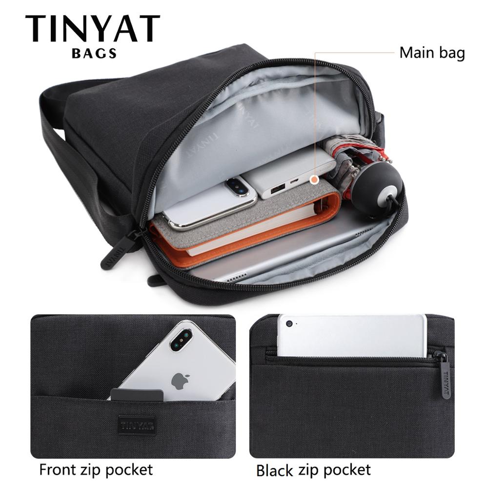 TINYAT Men's Bags Light Canvas - огляд і ціна Canvas Backpack Casual