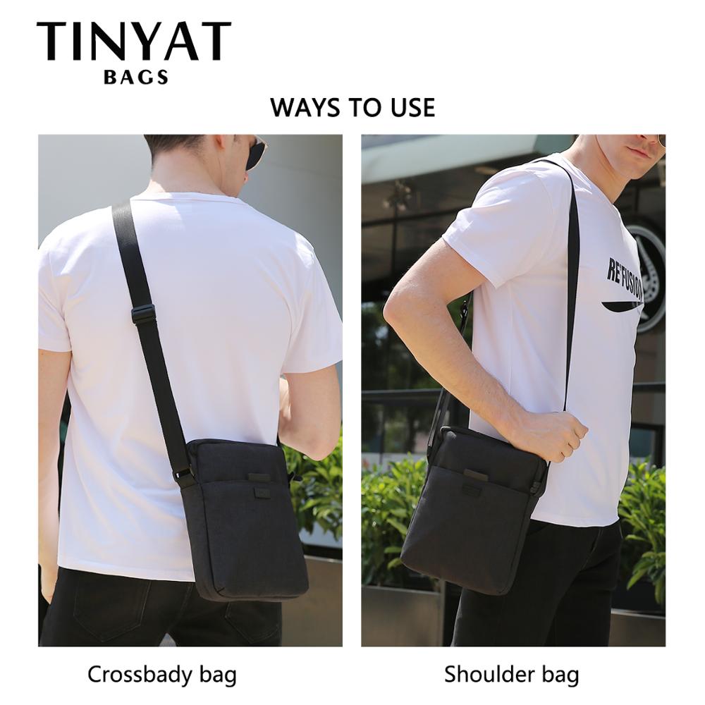 TINYAT Men's Bags Light Canvas - огляд і ціна Canvas Backpack Casual