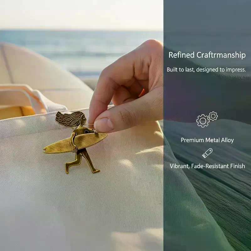 Summer Beach Surf Girl Brooch  - огляд і ціна Fashion Backpack Women
