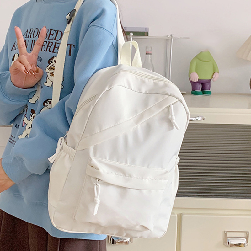 Solid Color Women Backpack Lar - огляд і ціна School Backpack Teen