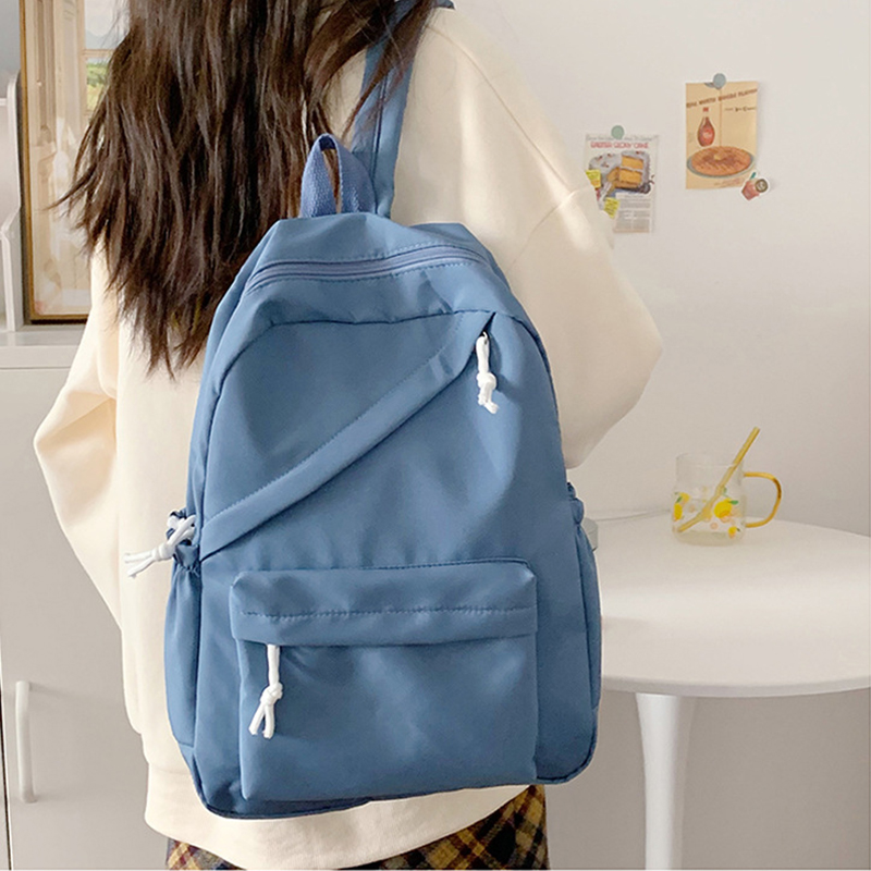 Solid Color Women Backpack Lar - огляд і ціна School Backpack Teen