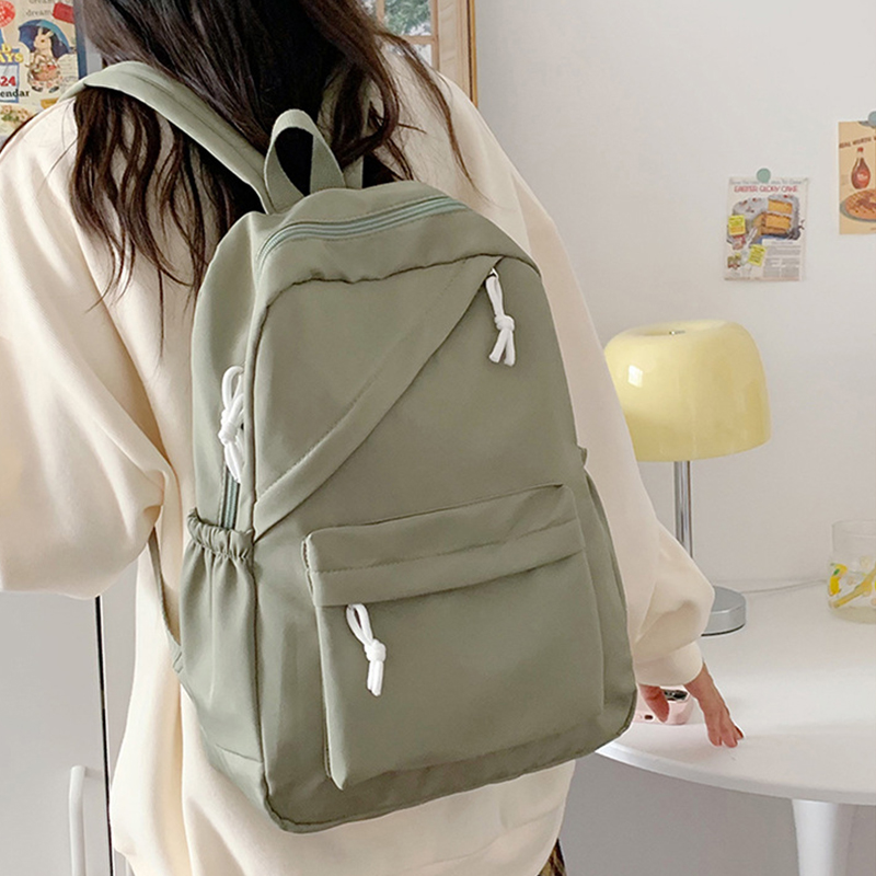 Solid Color Women Backpack Lar - огляд і ціна School Backpack Teen