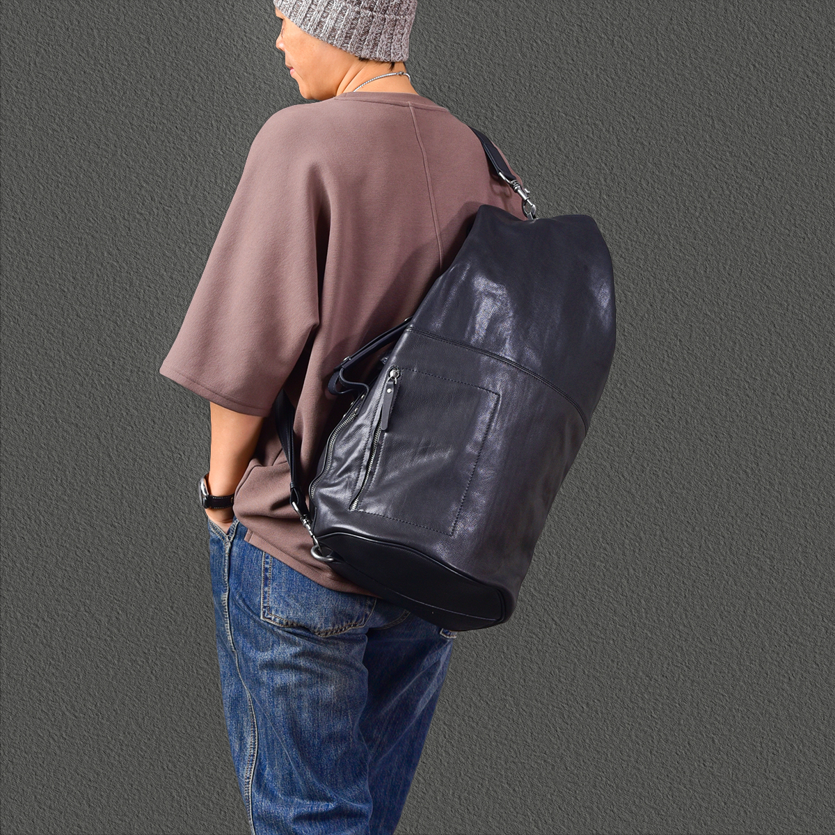 2025 New Large Capacity Genuin - огляд і ціна Leather Backpack Vintage