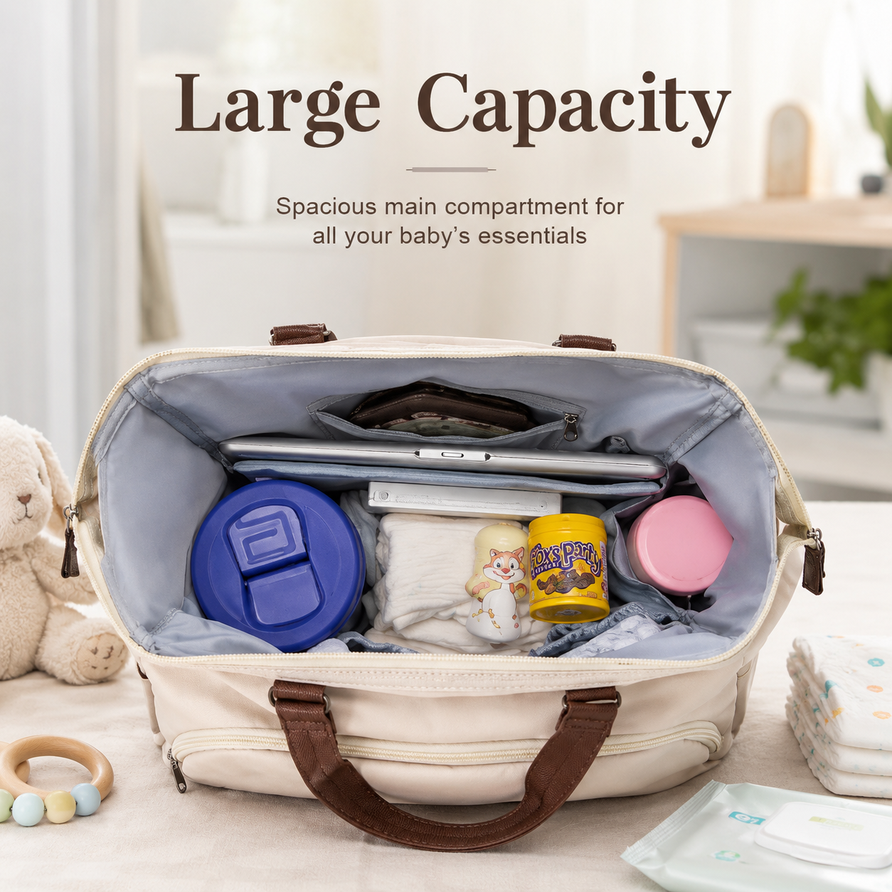 Large Capacity Diaper Bag Momm - огляд і ціна Backpack Insert Organizer