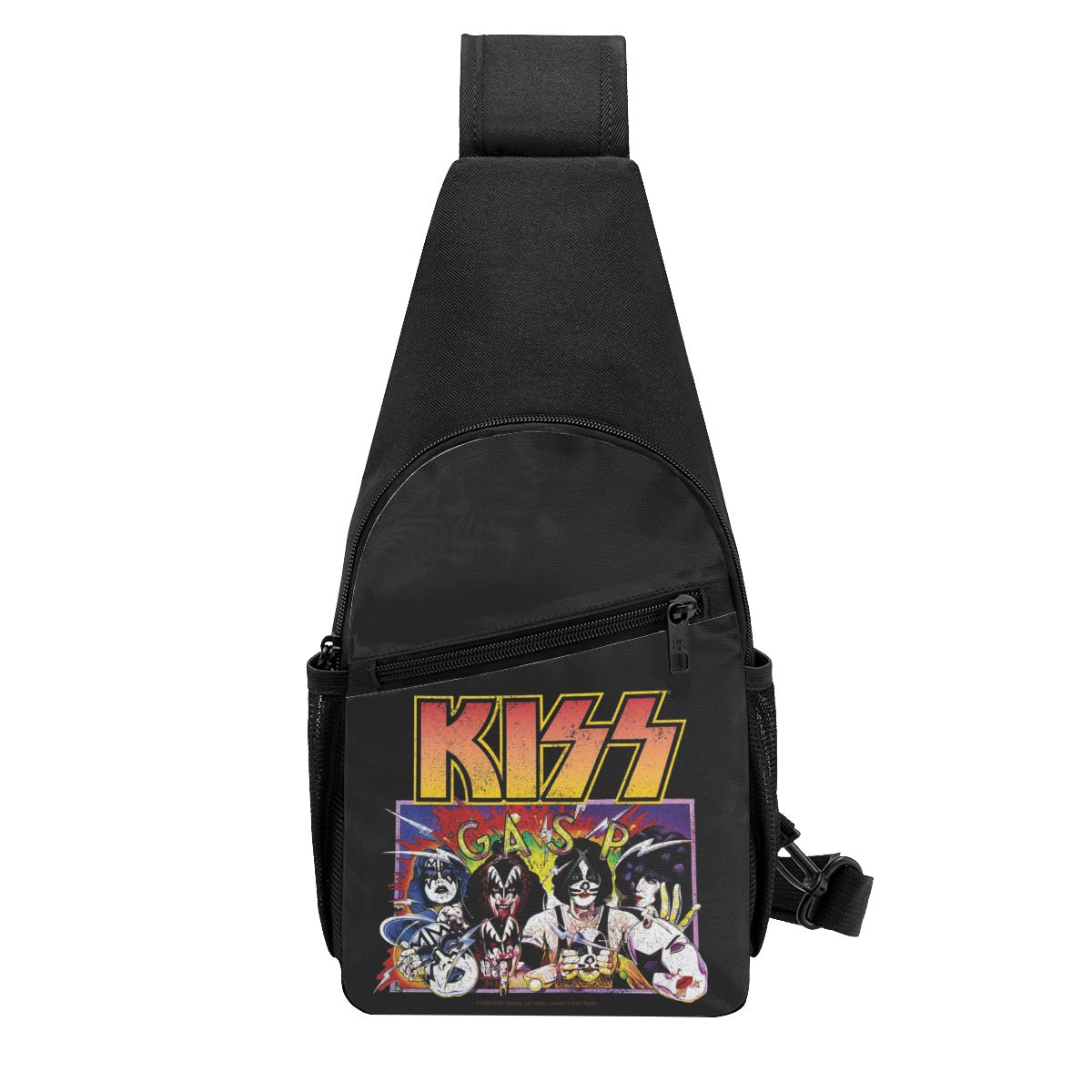 Rock Roll Band Kiss Cat Chest  - огляд і ціна Sling Backpack Shoulder