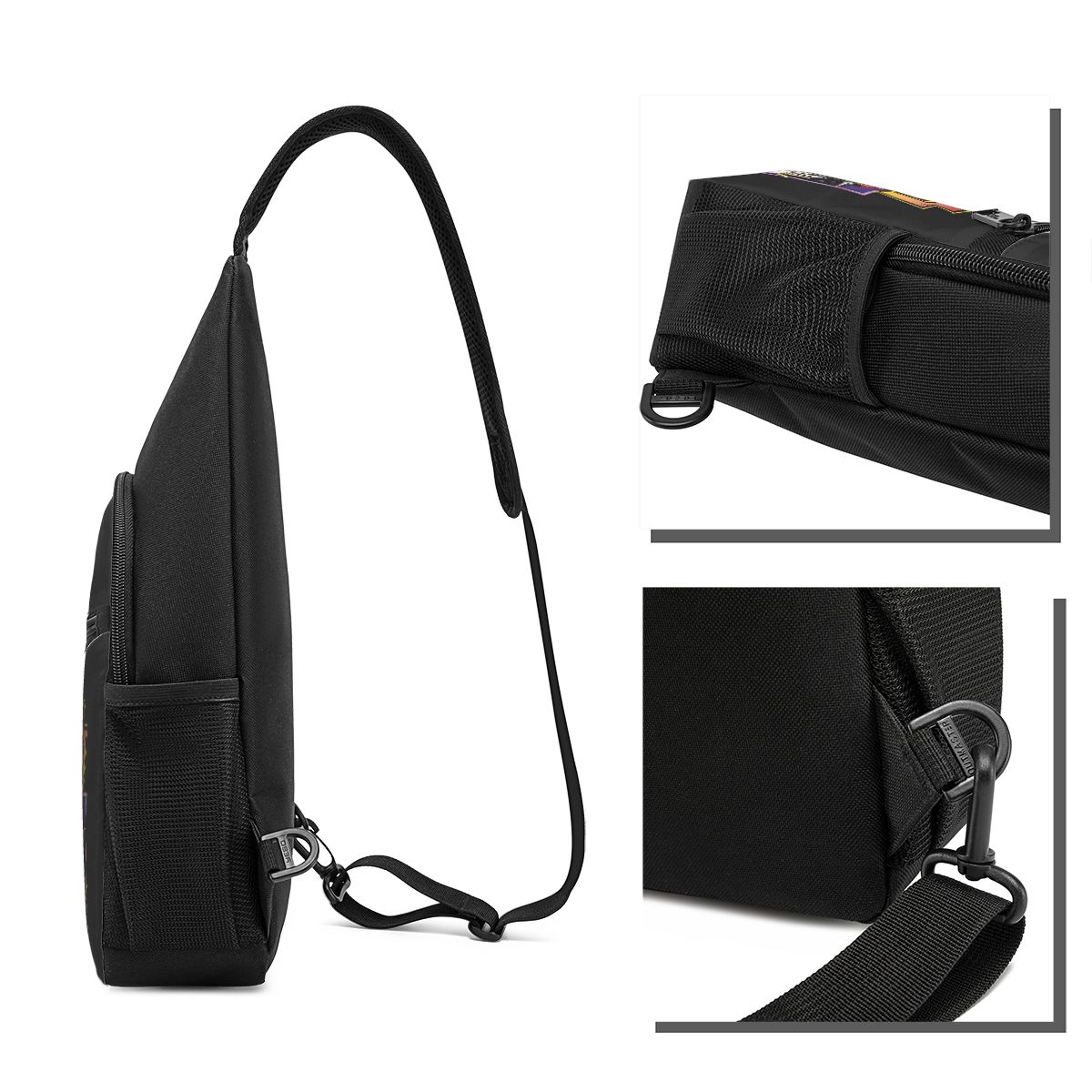 Rock Roll Band Kiss Cat Chest  - огляд і ціна Sling Backpack Shoulder