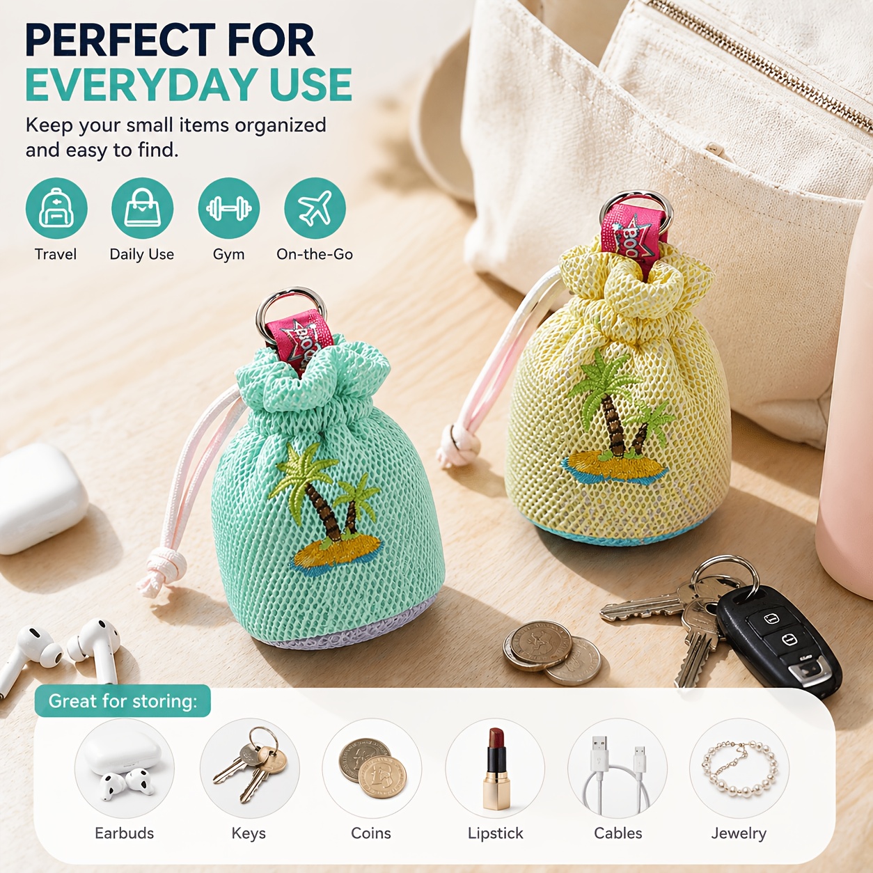 New Ins Style Coconut Tree Buc - огляд і ціна Mini Backpack Purse