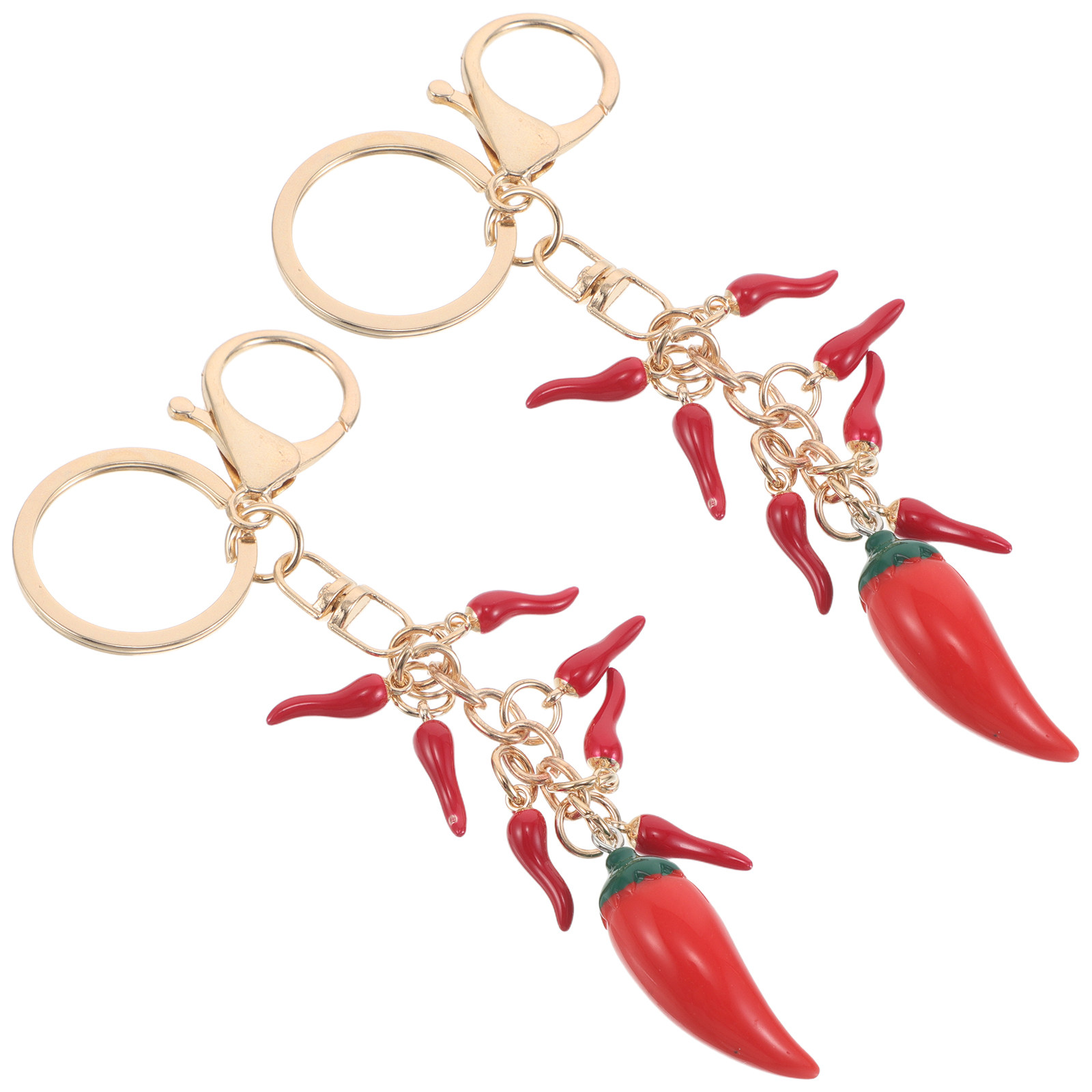 2Pcs Red Chili Pepper Keychain - огляд і ціна Mini Backpack Purse