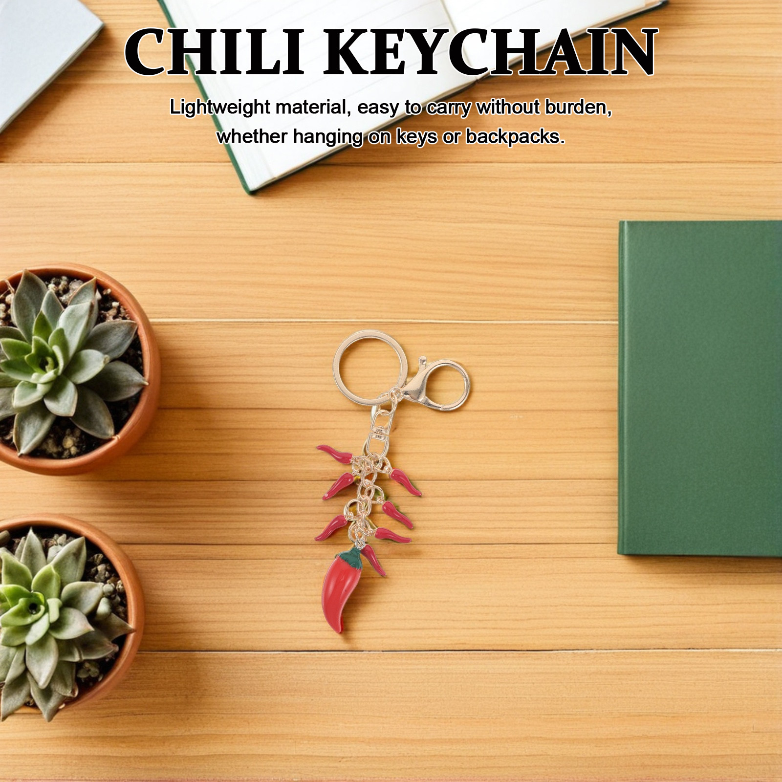 2Pcs Red Chili Pepper Keychain - огляд і ціна Mini Backpack Purse