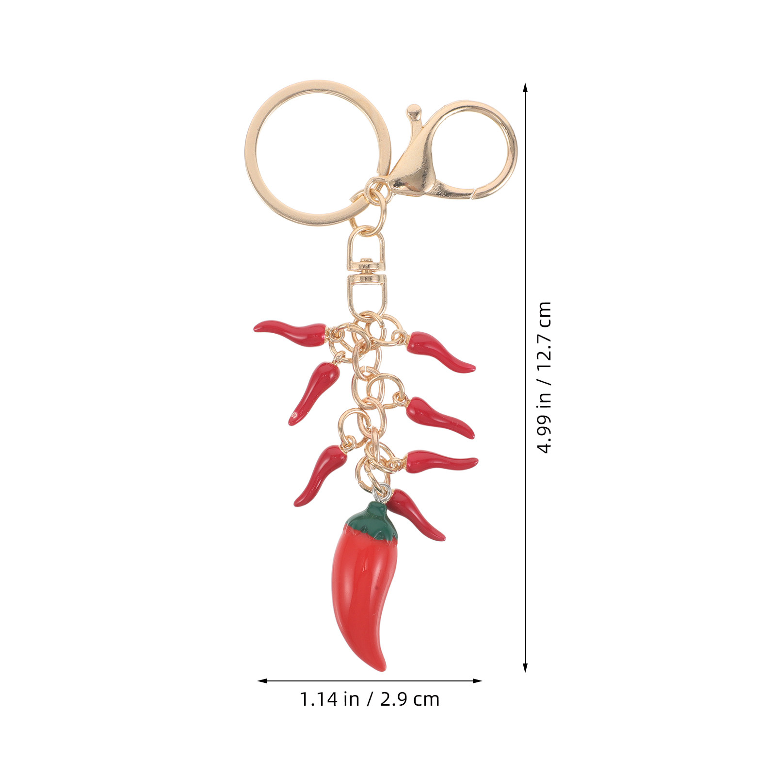 2Pcs Red Chili Pepper Keychain - огляд і ціна Mini Backpack Purse
