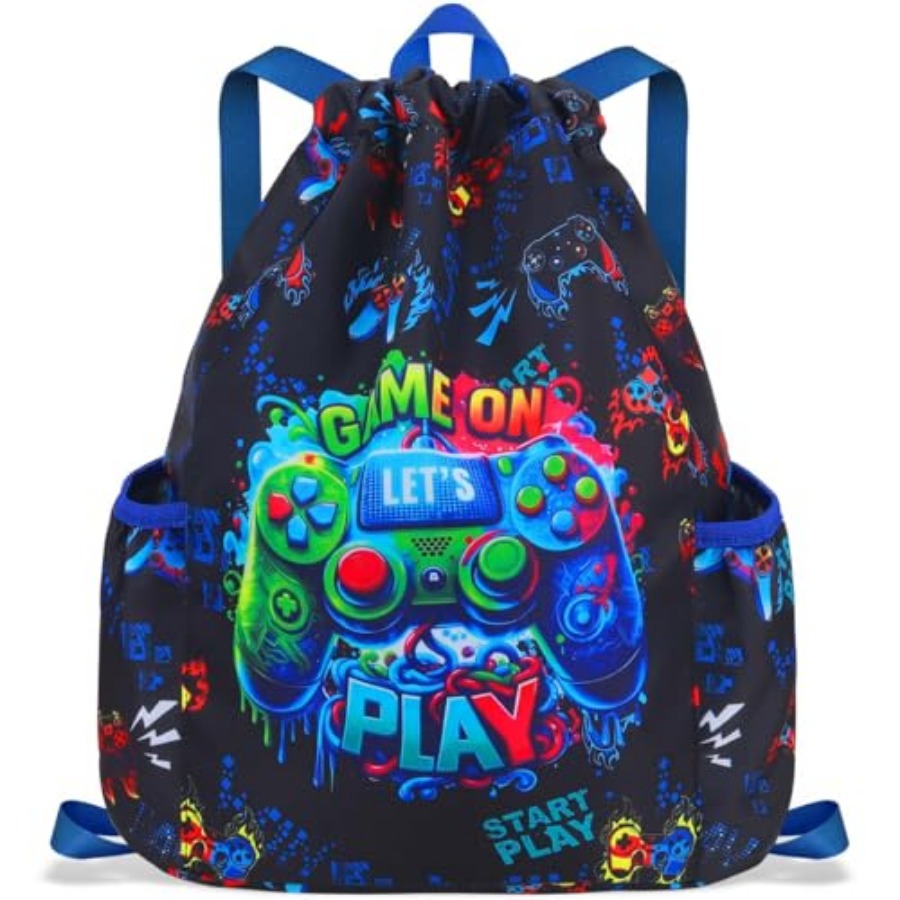 Drawstring Backpack for - Game - огляд і ціна Drawstring Gym Bag