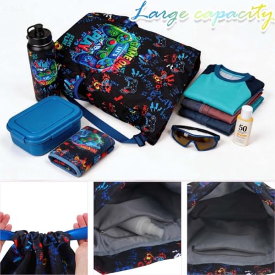 Drawstring Backpack for - Game - огляд і ціна Drawstring Gym Bag