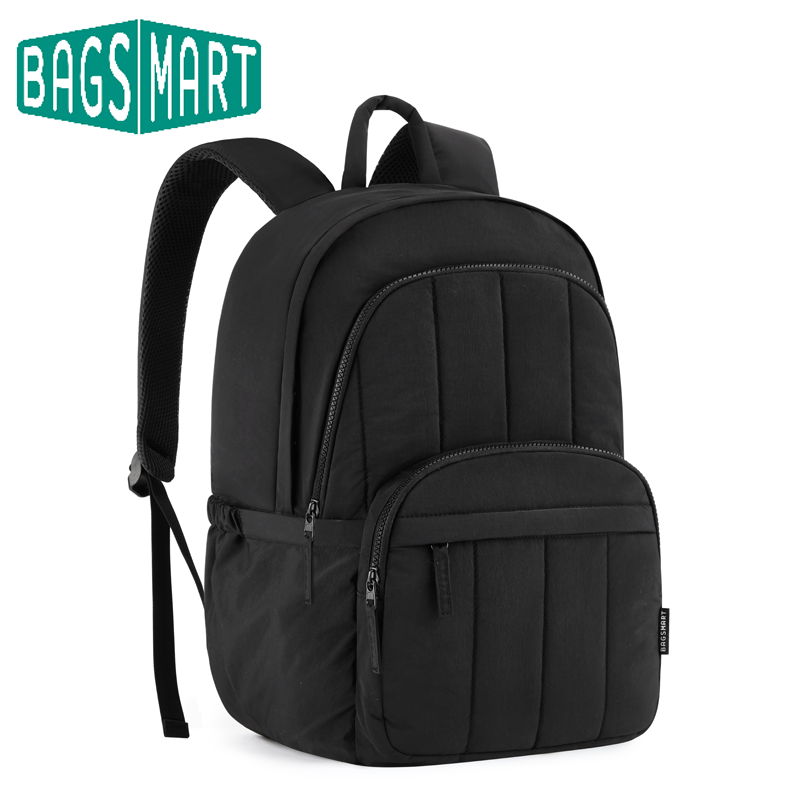 BAGSMAT Quilted College School - огляд і ціна Laptop Backpack 15.6
