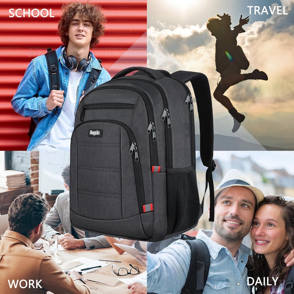 Men's School Backpack for Teen - огляд і ціна Laptop Backpack 15.6