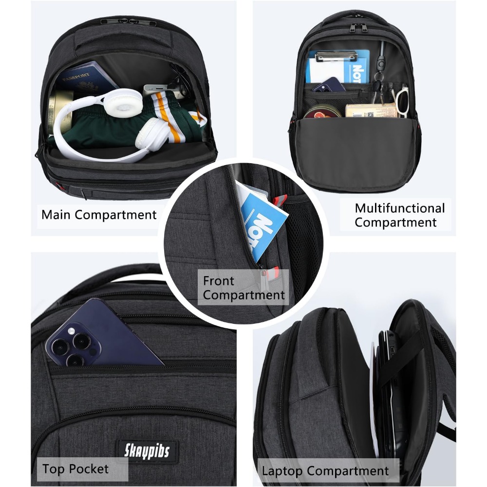 Men's School Backpack for Teen - огляд і ціна Laptop Backpack 15.6