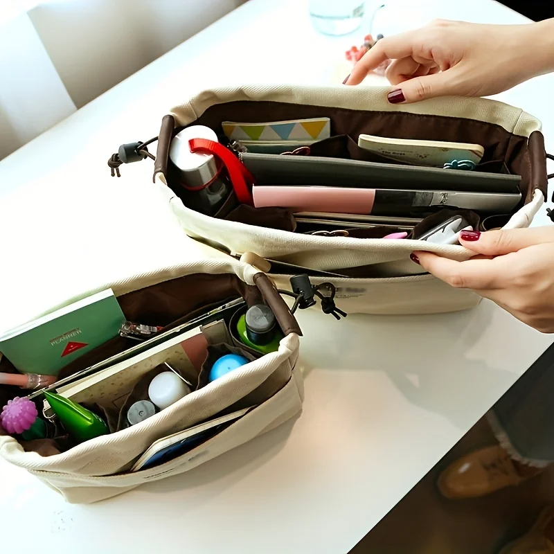 1/2pcs Drawstring Canvas Stora - огляд і ціна Backpack Insert Organizer